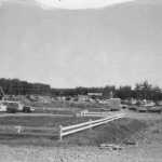 Contributed photo KPC Photo Archive This Cheechako News photo of Soldotna shows several relatively undamaged buildings and one - an unfurnished A-frame - which was one of the few structures damaged by the 1964 earthquake.