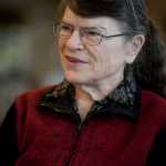 Photo by Rashah McChesney/Peninsula Clarion  Kit Hill recalls her memories from grade school when the Good Friday Earthquake struck in Alaska.