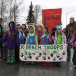 Snow Squall holds as 23rd St. Patrick's Day parade passes by