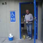 Photo courtesy Kenai National Wildlife Refuge Once called "comfort stations," Camp Hosts assist with basic upkeep at Hidden Lake Campground.