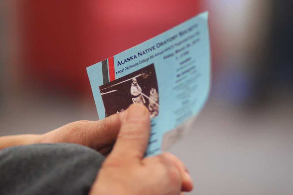 The 6th annual Alaska Native Oratory Society was held Friday, March 28, at Kenai Peninsula College.