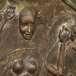 Photo by Rashah McChesney/Peninsula Clarion  Clarissa Frey's plaster cast "Float" hangs on one wall in the Gary L. Freeburg art gallery Wednesday April 16, 2014 in Soldotna, Alaska. A student art show will be on display through May 2, in the gallery.