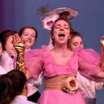 Photo by Dan Balmer/Peninsula Clarion Nikiski Senior Hannah Tauriainen sings "Hello Dolly" at a dress rehearsal Tuesday.