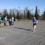 Photo by Kelly Sullivan/Peninsula Clarion Tesia White was a runner at the second annual CARE 2RUN 5k sponsored by the Peninsula Grace Brethren Church, Thursday, May 15, on Kalifornsky Beach Road.