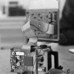 Photo by Kaylee Osowski/Peninsula Clarion  Researchers at the University of Denver designed collision avoidance radar for small unmanned aerial vehicles. John Parker of Integrated Robotics Imaging Systems, which holds exclusive patent rights, said no other UAV company has radar like it.