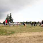Kenai Middle School students play four-way tug-of-war on Wednesday, the last day of school, in Kenai. Photo by Kaylee Osowski/Peninsula Clarion