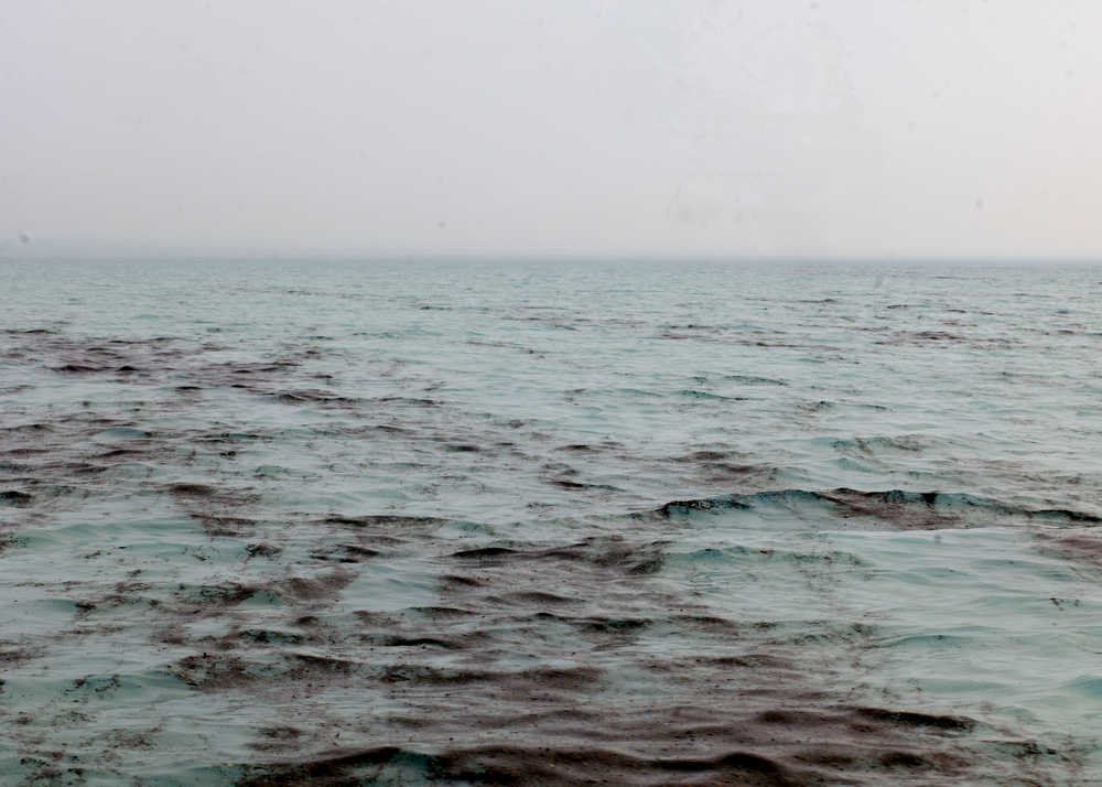 Photo by Rashah McChesney/Peninsula Clarion  The Funny River Horse Trail wildfire burns over the Kasilof River Friday May 23, 2014 near Kasilof, Alaska. The wildfire has burned nearly 70,000 acres of Kenai National Wildlife Refuge land.