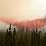 Photo by Rashah McChesney/Peninsula Clarion  Several dozen smaller fires flared up along the north shore of Tustumena Lake Friday May 23, 2014 as fire crews worked to contain the nearly 70,000 acre Funny River Horse Trail wildfire on the Kenai National Wildlife Refuge.