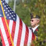 Photo by Kelly Sullivan/Peninsula Clarion Local veterans attended, and took part in the Leif Hanesn Memorial Park ceremony, Monday, May 26, in Kenai.