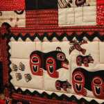 Photo by Dan Balmer/Peninsula Clarion A quilt titled "Bear Squared" by Marilyn Kay Johnson on display at the Kenai Fine Arts Center.