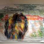 Photo by Dan Balmer/Peninsula Clarion A holographic? quilt at the Kenai Fine Arts Center.