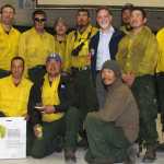 Firefighters get heroic sendoff from thankful community