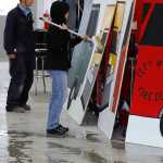 Photo by Rashah McChesney/Peninsula Clarion  Randy Parrish, shop foreman for the City of Kenai, gets ready to close an open bay door at the city's new 18,000-square-foot shop, 550 Daubenspeck Circle, Wednesday June 18, 2014 in Kenai, Alaska.