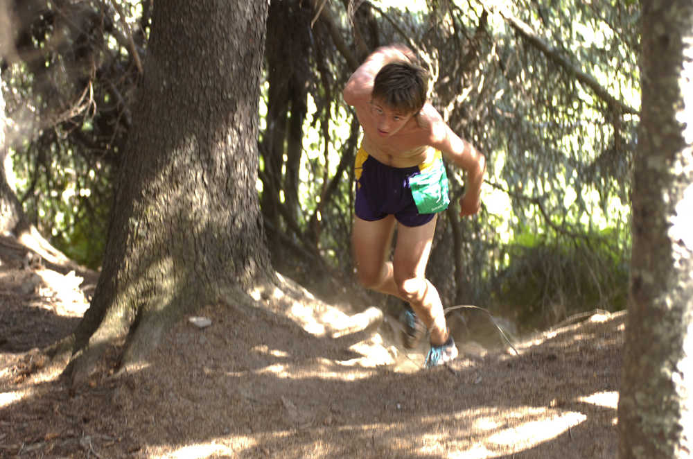 Allie Ostrander beats all the boys in junior Mount Marathon race