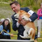 Photo by Rashah McChesney/Peninsula Clarion  Christie Janusiewicz, of Anchorage, kisses her clumber spaniel Thermal whom she affectionately calls "hot lips, hula hips" during the Kenai Kennel Club's annual dog show Friday July 11, 2014 in Soldotna, Alaska.