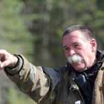 Photo by Rashah McChesney/Peninsula Clarion  Bob Pressler, 42-year veteran firefighter and firefighter trainer from Delaware, talks about ways to enter and exit burning buildings after live fire training drill at the new Central Emergency Services structure on Arc Loop Road Wednesday August 6, 2014 in Soldotna, Alaska.