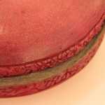 Photo by Kelly Sullivan/ Peninsula Clarion This sculpture created by Jessica Bookey depicts a giant macaroon which  touring group from the Art Student League Association ate many of on their trip to Europe last spring, Tuesday, September 9, 2014 in the Gary L. Freeburg Art Gallery at Kenai Peninusla College in Soldotna, Alaska.