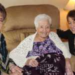 Grandma Ellington starts her 105th lap around the sun