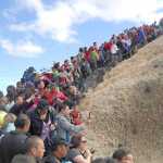 The North Approach to Lake Tianchi sees over 10,000 visitors on weekend days (USFWS/Matt Conner)