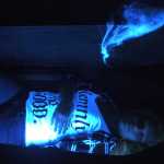 Ben Boettger/Peninsula Clarion Senior Paige Reide emerges from a coffin at the Soldotna High School drama club's haunted house fundraiser on Tuesday, October 28, at Peninsula Center Mall.