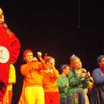 Ben Boettger/Peninsula Clarion The cast of Soldotna High School's ""The Suessification of Romeo and Julliet" perform a dance number at the Soldtna High School Auditorium on Wednesday Nov. 5.