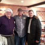 Photo by Dan Balmer/Peninsula Clarion Steve Drolet (middle) owner of the new Sterling restaurant Shea Drolet Cafe stands with his cooks Ken Morrison (left) and Richard Reinhardt. Drolet purchased Otto's Landing and the restuarant shortly after moving to Alaska in September.