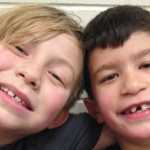 (Left) Jeramiah Davis Payton, age 9 "I am thankful for playing games and going to the movie theatre and going bowling. I go with my family and friends and always have fun." (Right) Lyrad Larson, age 10 "I am thankful for my camero. It is my dad's and we have to fix it up."