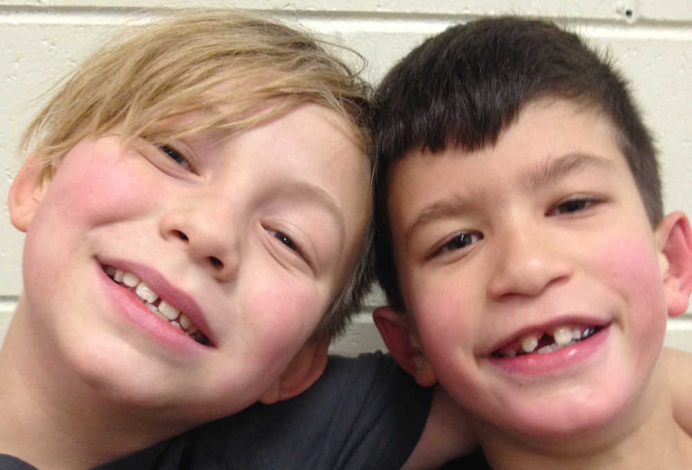 (Left) Jeramiah Davis Payton, age 9 "I am thankful for playing games and going to the movie theatre and going bowling. I go with my family and friends and always have fun." (Right) Lyrad Larson, age 10 "I am thankful for my camero. It is my dad's and we have to fix it up."