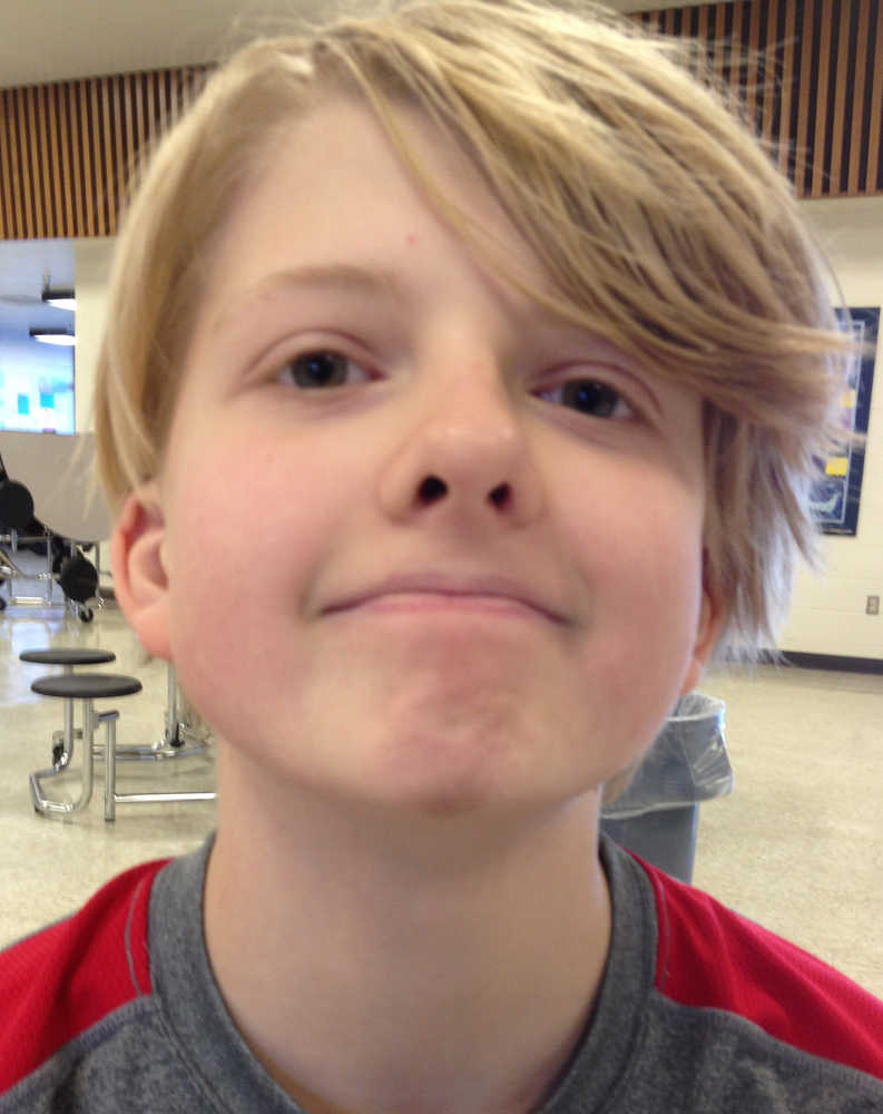 Jacob Wisnewski, age 12 "I am thankful that I am in middle school. Now I get to go to camps for two days. Before we only got to go for one day even on the biggest trips of the year. I am thankful we get a choice for lunch. It really helps because sometimes it is good and sometimes it is bad. The teriyaki chicken is like slime. My favorite foods are pizza and ravioli.