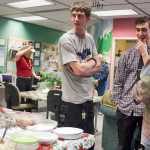 Photo by Rashah McChesney/Peninsula Clarion  Several students brought food for an English as a Second Language class potluck on Thursday Dec. 11, 2014 at Kenai Peninsula College Kenai River Campus in Soldotna, Alaska.