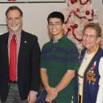 Voice of Democracy winner congratulated by Veterans of Foreign Wars