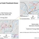 Phased application of rotenone to two treatment areas is part of a multi-year project to eradicate northern pike from the Soldotna Creek drainage.