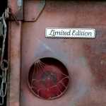 A Limited Edition decal is attached to the tailgate of Peter Duvaloois' Rat Rod on Tuesday, Nov. 11, 2014, in Saugerties, N.Y. The fast machines are pieced together from vintage parts and scrapyard finds. They are rumblier, rustier and turn more heads on the highway. (AP Photo/Mike Groll)