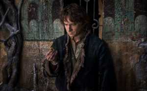In this image released by Warner Bros. Pictures, Martin Freeman appears in a scene from "The Hobbit: The Battle of the Five Armies." (AP Photo/Warner Bros. Pictures, Mark Pokorny)