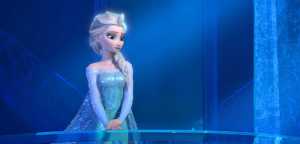 This image provided by Disney shows a teenage Elsa the Snow Queen, voiced by Idina Menzel, in a scene from the animated feature "Frozen." Although the animated film opened late in 2013, the story of Elsa, Anna, Olaf, Kristoff and Sven easily outpaced other vote-getters like "Sherlock" star Benedict Cumberbatch, TV guru Shonda Rimes, musicians Beyonce and Pharrell Williams for entertainer of the year. "Frozen" has earned Disney more than $1.27 billion at the box office worldwide, becoming the most successful animated movie of all time. Its signature song "Let It Go" won an Oscar and a national touring live version on ice has been a huge draw. (AP Photo/Disney)