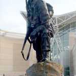 VFW Post commander Mike Meredith thanks Soldotna City Council for their support of the Iron Mike veterans memorial.