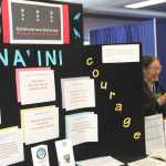 Kenaitze Indian Tribe offered services & backpacks with sleeping bags at Project Homeless Connect.