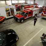 Photo by Rashah McChesney/Peninsula Clarion Central Emergency Services firefighter Sam Evanoff runs through his morning routine at the Funny River Fire Station on May 1, 2014 in Funny River, Alaska. CES has struggled to maintain staffing at its () stations and Evanoff worked a shift alone at the remote station. The department recently launched a volunteer program which aims to triple its volunteer base and add more people on each shift to its outlying stations.