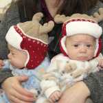 Twins have double the fun at their first Winter Games.