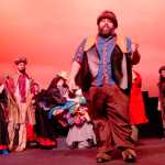 Ben Boettger/Peninsula Clarion Ian McEwan sings as Levi in a dress rehearsal for "Joseph and the Amazing Technicolor Dreamcoat" at the Kenai Central High School auditorium on Tuesday, Feb. 17.