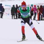 Photo by Caitlin Skvorc/Frontiersman.com Kenai Central's James Butler competes during the 4-by-5-kilometer relay at the state Nordic ski championships at Kincaid Park in Anchorage on Saturday.