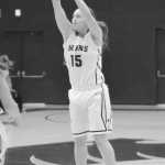 Photo provided by South Dakota School of Mines Evan Withrow takes the ball to the hoop.