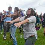 Photo by Rashah McChesney/Peninsula Clarion In this July 2, 2013 file photo, uudience members dance through a haze of bubbles during The Big Wu's show at Salmonstock in Ninilchik, Alaska.