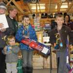 Soldotna Hardware & Fishing awards winners of Annual Ice Fishing Derby
