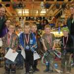 Soldotna Hardware & Fishing awards winners of Annual Ice Fishing Derby