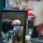 Photo by Rashah McChesney/Peninsula Clarion  Several kids played tag in the empty bleachers during the 36th Annual Kenai Peninsula Home Show on March 28, 2015 at the Soldotna Sports Complex in Soldotna, Alaska.