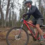 Photo by Rashah McChesney/Peninsula Clarion Tony Eskelin leads the pack during the Choose Your Weapon race on the Tsalteshi Trails Saturday April 18, 2015 in Soldotna, Alaska.