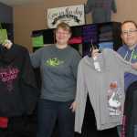 Heather and Heather make gifts together.