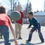 Photo by Kelly Sullivan/ Peninsula Clarion Josiah Khotesouvan plays foursquare at the Kenai Boys and Girls Club Kenai Clubhouse Monday, May, 4, 2015, in Kenai Alaska.