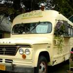 Photo by Megan Pacer/Peninsula Clarion Willow King, of Soldotna, serves local and organic goods at her food truck, Not Far Away, on Wednesday in Soldotna.